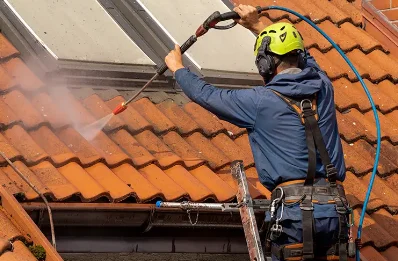 Démoussage et hydrofuge de toiture à Landébia